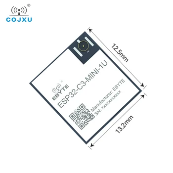 ESP32 20dBm 2,4 ГГц Беспроводной модуль Wi-Fi COJXU ESP32-c3-mini-1U Протокол ввода-вывода UART IEEE802.11b/g/n Печатная плата Антенны Модуль малого размера