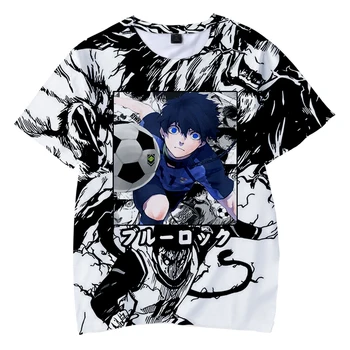 Мужская футболка, летняя уличная одежда в стиле харадзюку с коротким рукавом, японский комикс, аниме 