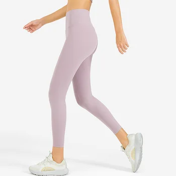 Новый дизайн, женские леггинсы для йоги из лайкры с высокой талией, женские эластичные спортивные брюки для бега, уличная спортивная одежда, Прямая доставка