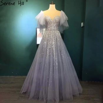 Serene Hill Lilac, Роскошные вечерние платья трапециевидной формы, платья 2023, расшитые бисером, Блестящие, Сексуальные для женщин, вечеринка LA71354A