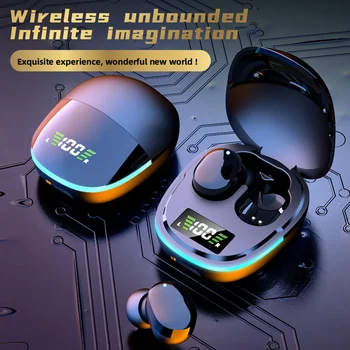 Новые наушники G9S Stereo TWS Bluetooth 5.1 с цветным дыхательным светом и цифровым дисплеем, беспроводные наушники-вкладыши