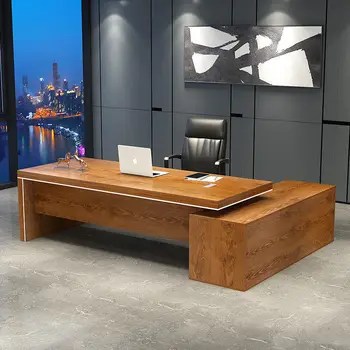 оптовая продажа мебели деревянный l-образный офисный стол генерального директора muebles executive деревянный офисный стол