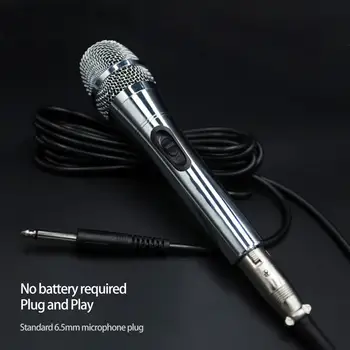 1 Комплект Чувствительного микрофона Высококачественный Караоке-микрофон Чистый голос Четкое звучание Караоке-микрофона в прямом эфире
