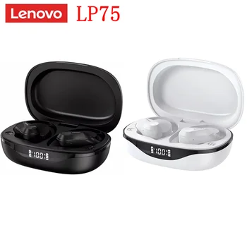 100% Оригинальный Lenovo thinkplus Bluetooth 5.3 спортивная гарнитура Hi-Fi стерео true wireless HD Vioce call Наушники LP75 Легкий Вес
