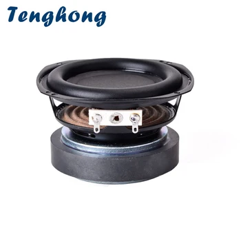 Tenghong 1шт 3-дюймовая Аудиокнига Басовый Динамик 20-Ядерный 8 Ом 20 Вт Резиновый Край HIFI Bluetooth Громкоговоритель Низкочастотный Динамик