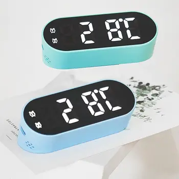 Портативные Бесшумные ЖК-будильники для домашнего офиса, многофункциональные цифровые часы с положительным обратным отсчетом времени