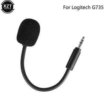 Сменный игровой микрофон Портативный стереомикрофон 3,5 мм для игровых гарнитур Logitech G735 Наушники
