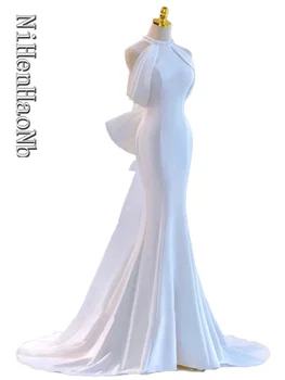Свадебные платья русалки Элегантное свадебное платье с рыбьим хвостом на бретелях Платье невесты