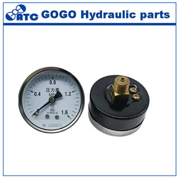 Y-60Z поверхностная пластина осевого давления воздушный компрессор давление воздуха вакуумметр давления воды 0-1.6