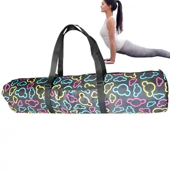Сумка-держатель для коврика для йоги, многофункциональный держатель для коврика для йоги, сумка-переноска для коврика для йоги на молнии, удобный доступ, регулируемая молния