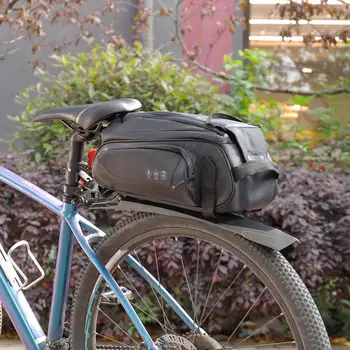Велосипедная сумка для багажника Большой емкости Многофункциональное Велосипедное седло для горного велосипеда Задняя стойка Багажник Заднее Сиденье Сумка для переноски
