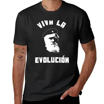 VIVA LA EVOLUCION Эволюционная футболка летние топы Аниме футболка футболки Эстетическая одежда мужские графические футболки забавные