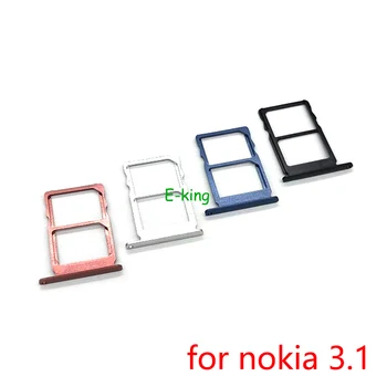 Для Nokia 3.1 Plus Держатель лотка для SIM-карты адаптер для слота для карт памяти