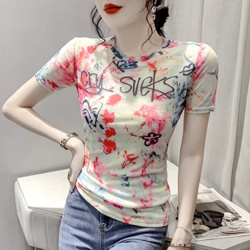 Женские футболки с 3D-принтом, женские модные футболки, женская одежда, топы с короткими рукавами, повседневные блузки для девочек, футболки