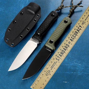 Портативный фиксированный нож из стали 8Cr13MoV с ручкой G10, кемпинг в джунглях, Охота, рыбалка на открытом воздухе, Тактика защиты от выживания + K-образный ремень