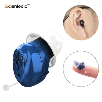 Невидимый слуховой аппарат Слуховое устройство CIC, слуховой аппарат, мини-усилитель звука, слуховые аппараты, усилитель слуха для пожилых людей