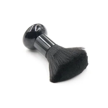 Высококачественная черная косметическая парикмахерская тряпка для подметания волос на шее Щетка для стрижки волос в парикмахерской Щетка для стрижки волос