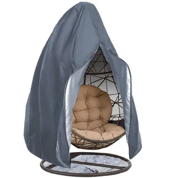 Подвесной чехол для яичного стула-качели, водонепроницаемый пылезащитный чехол для яичного стула, защитный чехол на молнии, наружный подвесной чехол для стула