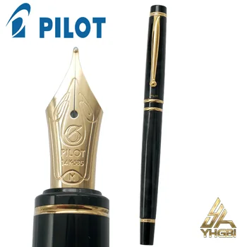 Ручка PILOT Pen FG-1MR для студенческой практики, фирменный латунный держатель для ручки, Мраморная ручка из 14-каратного золота