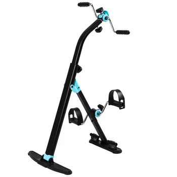 Мини-велотренажер с ЖК-дисплеем, портативный вертикальный степпер для пожилых людей, велосипед для тренировки рук и ног, оборудование для фитнеса XJ