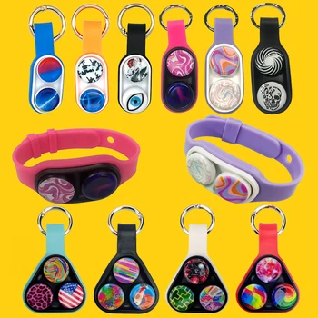 Серия Hot Fingertip Spinner Игрушки с эластичными магнитами, красочные игрушки для разжатия пальцев для взрослых, подарки для фестивалей и вечеринок для детей