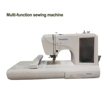 Бытовая швейная машина Многофункциональная швейная вышивальная механическая маленькая компьютерная вышивальная машина 220V 45W 1ШТ