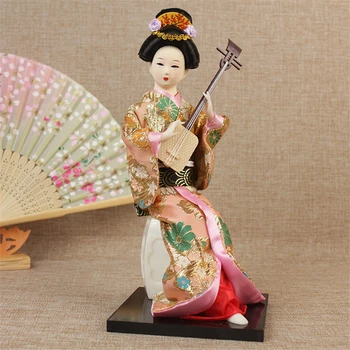 Леди шелковый мужчина Японская кукла-кимоно, аксессуары для суши-Бенто, японская кукла-гейша, украшения для ресторана 29-56