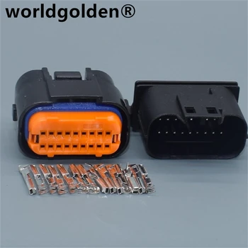 Worldgolden автоматический разъем-розетка кабельная клемма автомобильный разъем 18-контактный разъем автомобильный штекерный уплотнитель MX23A18SF1