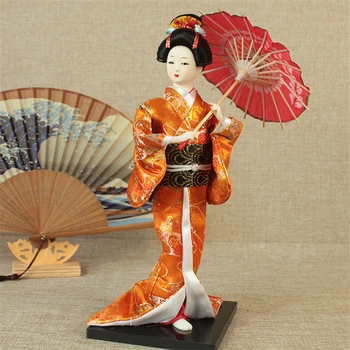 Украшение ресторана Леди шелковый мужчина Японская кукла-кимоно, аксессуары для суши Бенто, японская кукла-гейша, украшения 1-28