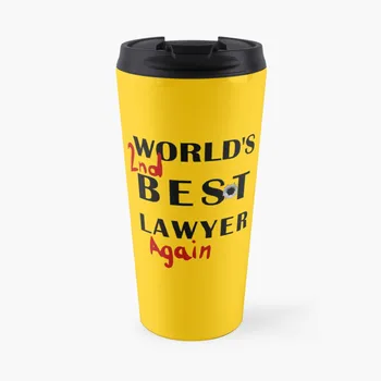 Снова 2-й лучший юрист в мире, Кофейная кружка для путешествий, наборы кофейных чашек, Термокружка для кофе, бумажные стаканчики для кофе
