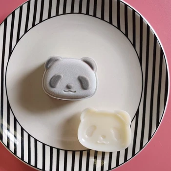 Кухонные принадлежности Китайские формы для лунного торта в форме милой панды, 30 г, Многоцелевой инструмент для украшения праздничного печенья многоразового использования