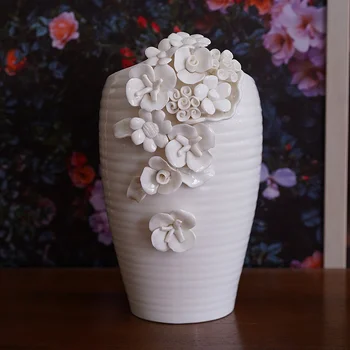 Европейские объемные цветы с тиснением ручной работы, высококачественные вазы, обеденные столы, иллюстрации, цветы, украшение дома
