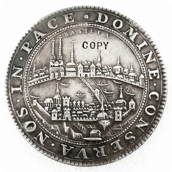 Копия монеты в 2 Талера Швейцарских кантонов Базель 1710 года