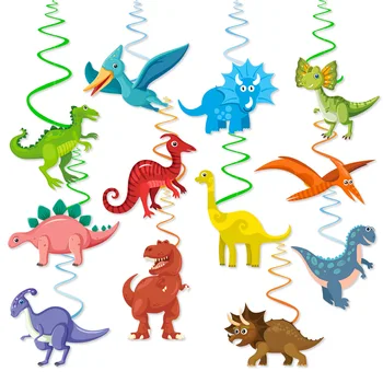 Подвески с мультяшными динозаврами, баннер вечеринки с динозаврами в джунглях, сафари, Рев динозавров, вечеринка по случаю Дня рождения Wild Rawr Boy One 1 декабря