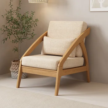 Односпальный диван из японской ткани для маленькой квартиры, съемный и моющийся Зимой и летом двойного назначения