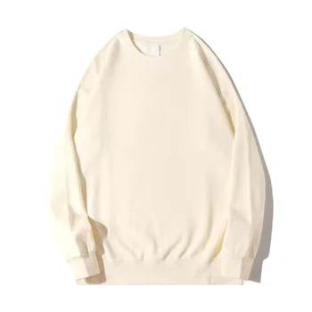 Повседневные толстовки Мужские толстовки оверсайз 2023 Мужские пуловеры Свободные рубашки Базовые толстовки в стиле хип-хоп