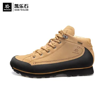 Дышащие походные ботинки из натуральной кожи Kailas GTX, водонепроницаемые противоскользящие износостойкие походные ботинки Cielo Mid 3