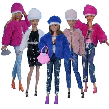 Мода DIY Детская Подарочная Игрушка 2022 Куклы Юбка Аксессуары Для кукол Одежда для девочек Повседневная Одежда Пальто