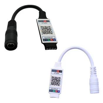 Мини RGB Bluetooth-совместимый Контроллер DC 5V 12V 24V Music BT Smart APP Controller Управление Световой Полосой для светодиодной Ленты RGB